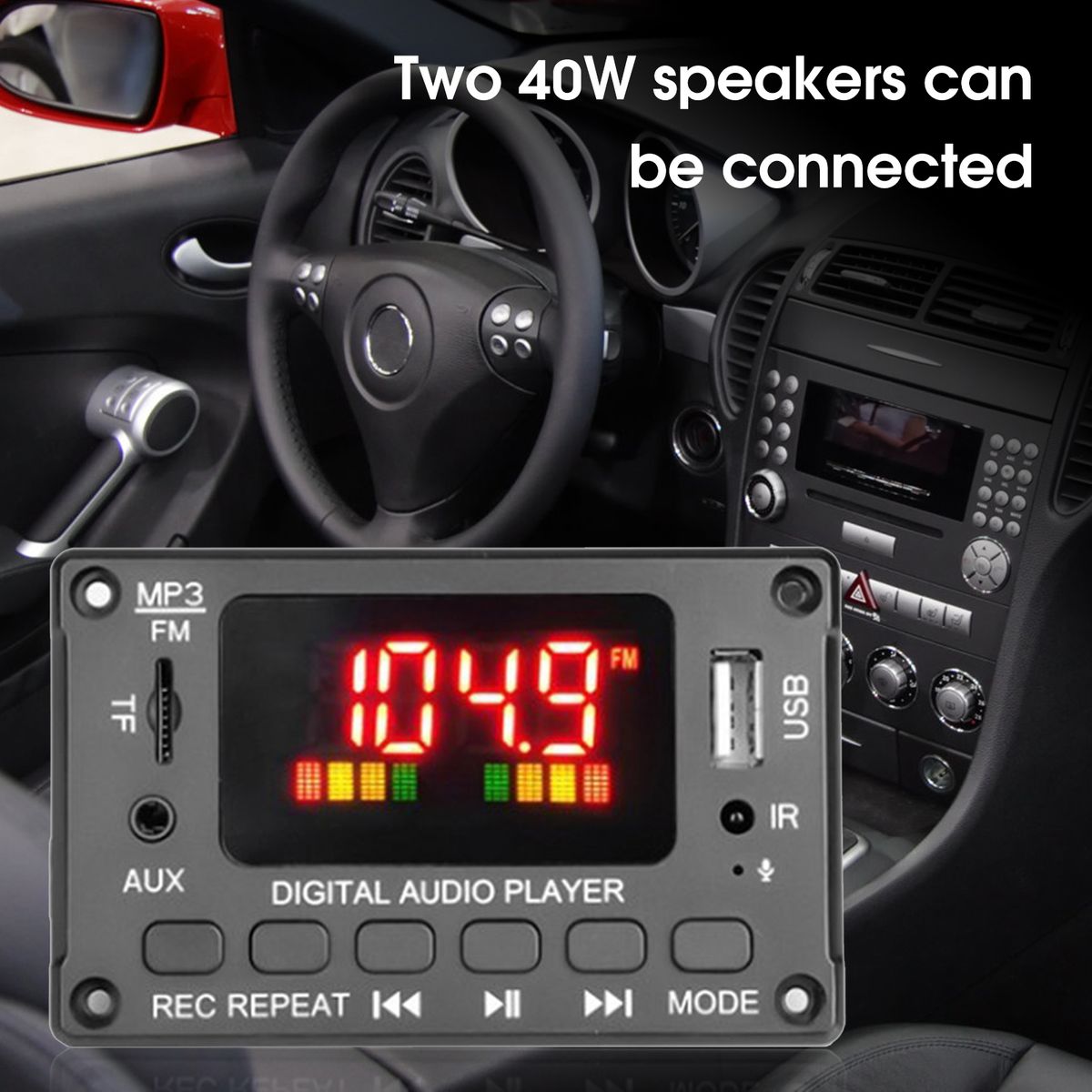 Digital Amplifier Board   Wide Application Black