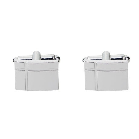 Square Cuff Links - Silver