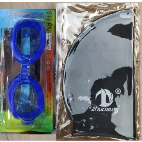 Black Swimming Cap And Swimming Google