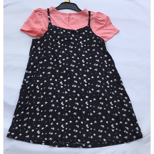 2 Piece Set Floral Dress