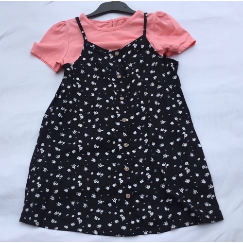 2 Piece Set Floral Dress
