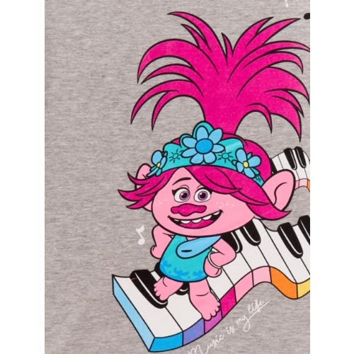Trolls  Girls Short Sleeve Graphic T-shirt - 2 Packs