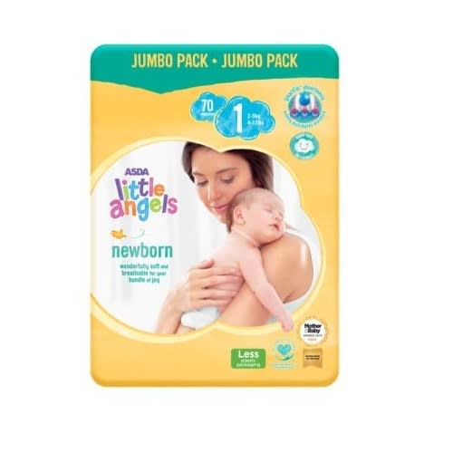 Little Angels Diapers Size 1 Jumbo