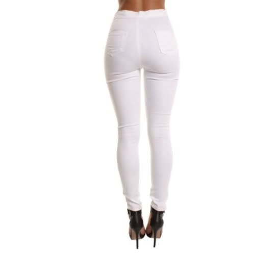 Ladies' Skinny Jeans - White