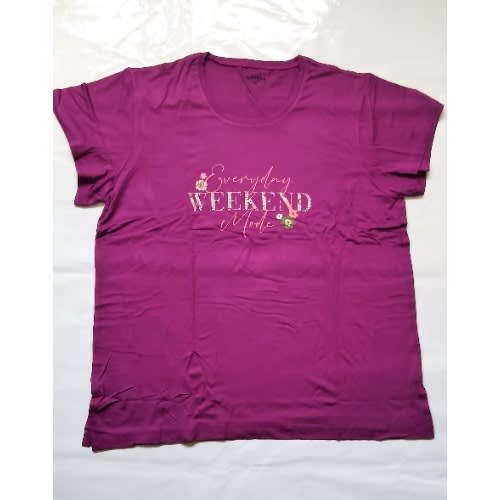 2 Piece Female Pyjamas - Cool Purple