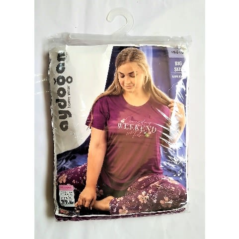 2 Piece Female Pyjamas - Cool Purple