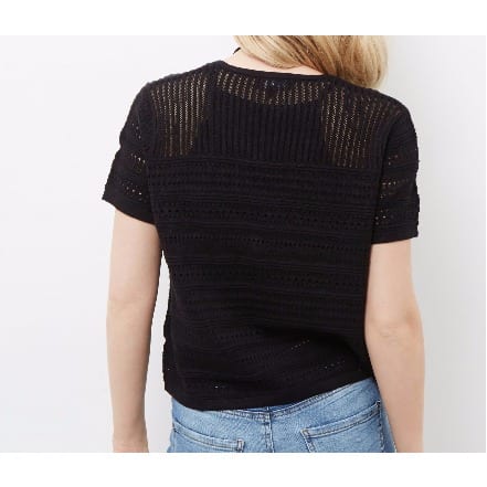 Pointelle Knit Shrug