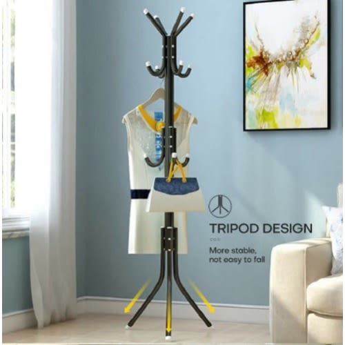 Multipurpose Coat Hanger - Black