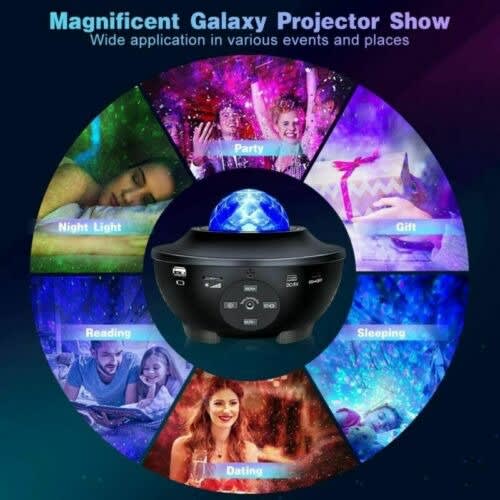 Led Starry Night Sky Galaxy Projector Lamp