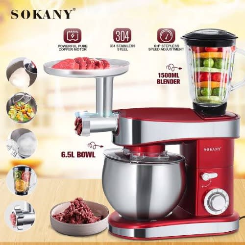 Heavy Duty 3-in-1 Stand Mixer + Free Gift