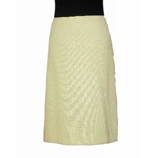 ASL Women's Woven Midi Skirt - Light Green