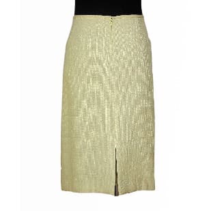 ASL Women's Woven Midi Skirt - Light Green