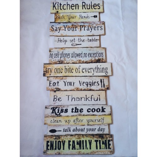 Kitchen Rules Decor