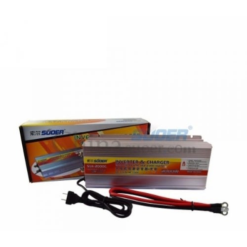 2000w 12v New Power Inverter With Charger 20a