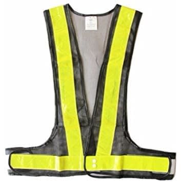 Reflective Safety Jacket - Black Mesh