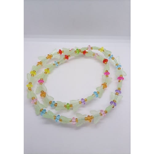 Glow In The Dark Elastic Butterfly Waist Beads