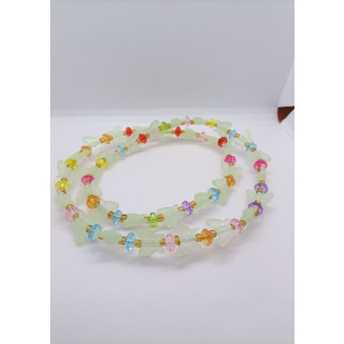 Glow In The Dark Elastic Butterfly Waist Beads