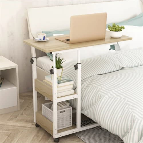Pulley Table With Wheels Mobile Bed Workbench