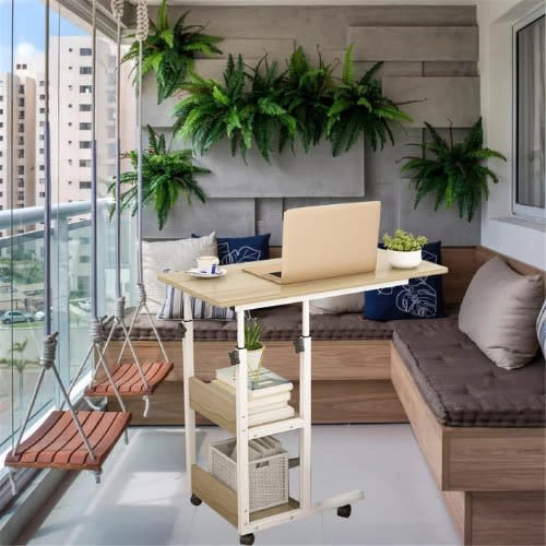 Pulley Table With Wheels Mobile Bed Workbench
