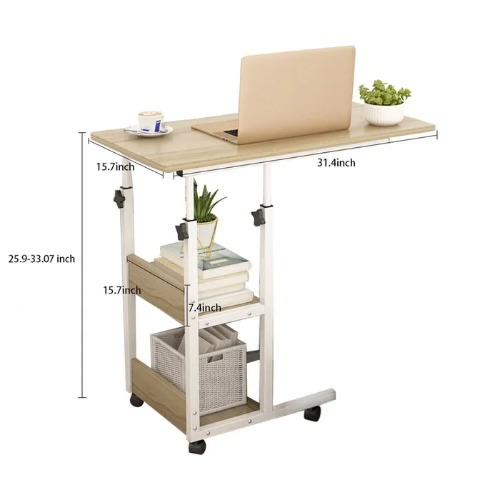 Pulley Table With Wheels Mobile Bed Workbench