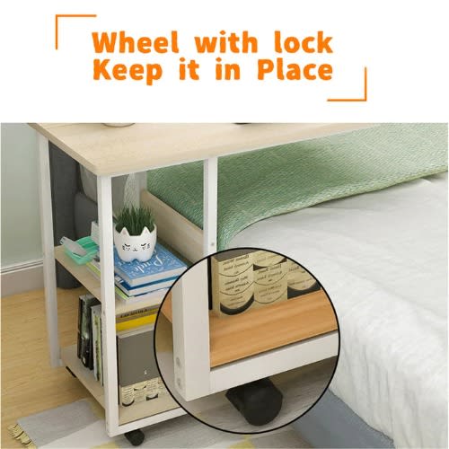 Pulley Table With Wheels Mobile Bed Workbench