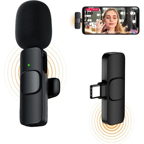Single Wireless Lavalier Microphone Mic System For Youtube Facebook Live Stream