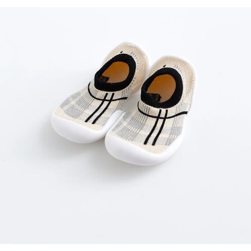 Anti Slip Breathable Unisex Children Slip On Shoe-Brown