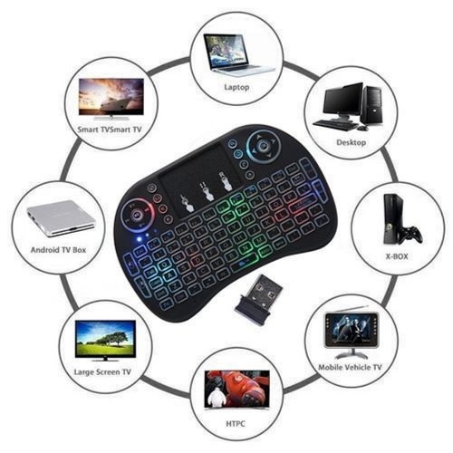 I8 Plus 2.4ghz Wireless Backlight Keyboard With Touchpad
