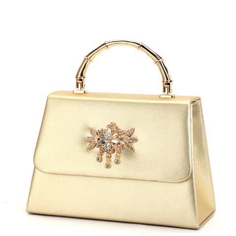 Satin Purse - Gold