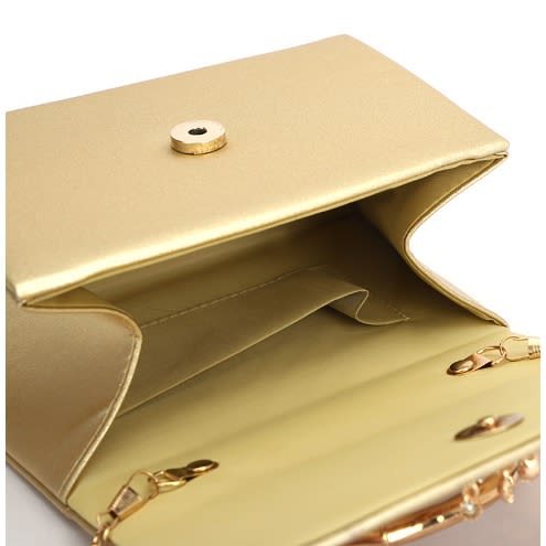Satin Purse - Gold