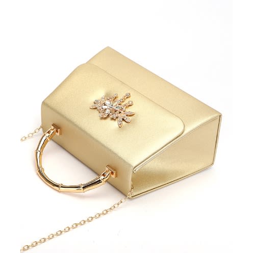 Satin Purse - Gold