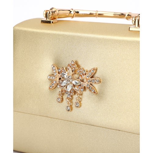 Satin Purse - Gold