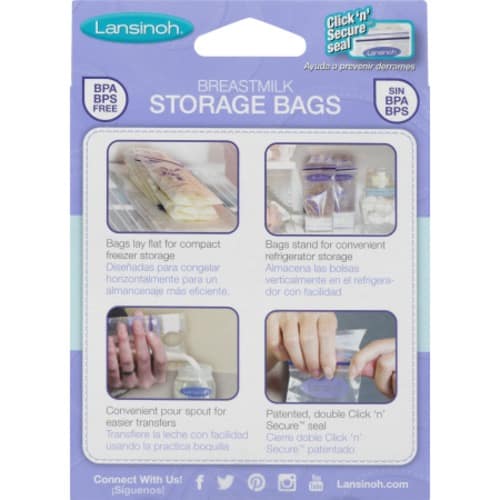 Breast Milk Storage Bags-50 ct