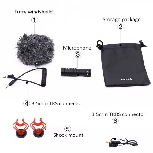 Condenser Cardiod Shotgun Video Microphone Recording Mic By-mm1 For Pc Mobile Phone Dslr