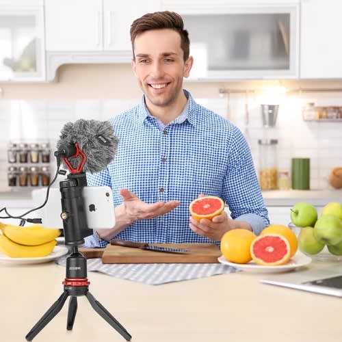 Condenser Cardiod Shotgun Video Microphone Recording Mic By-mm1 For Pc Mobile Phone Dslr