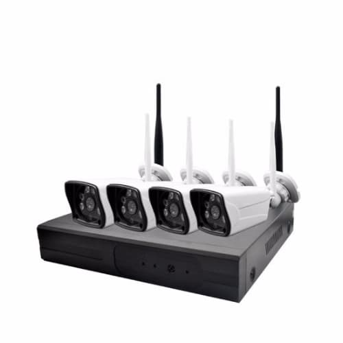 CCTV 4ch Wireless Nvr Wifi Kit With Night Vision