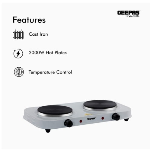 Electric Double Hot Plate - 2000W