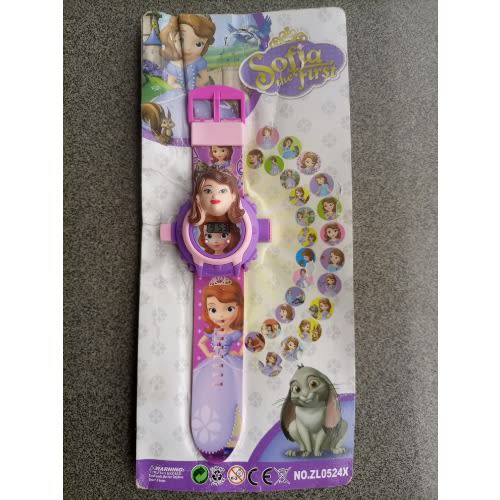 Sophia The First Projection Watch - Purple