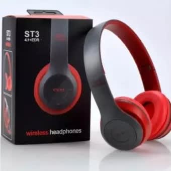 Wireless Bluetooth Headphone - Red