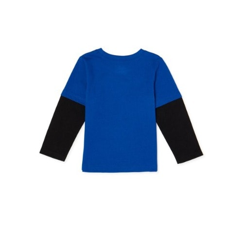 Toddler Boys "pizza" Long Sleeve Raglan T-shirt Top