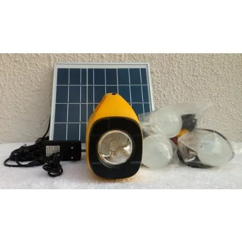 Solar Energy Home Lighting Kit - Powerflo - Yellow