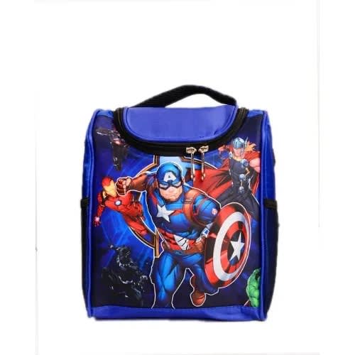 Captain America Insulated Lunch Bag- Blue