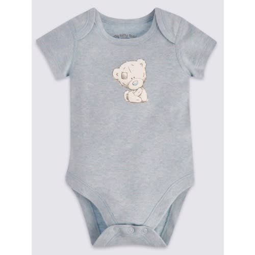 Boy's Short Sleeve 5 Pure Soft Cotton Bodysuits