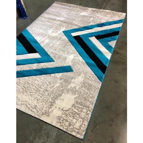 4 By 6ft Modern Pattern Multicolor Center Rug