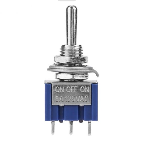 5 Pieces Mts-103 SPDT 3-pin On-Off-On Toggle Switches