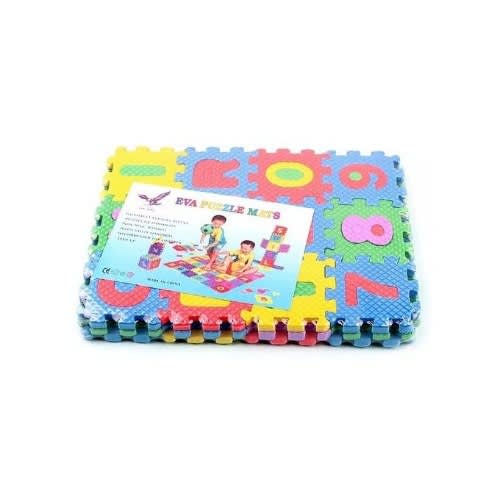 Kid's Eva Puzzle Mats - Alphabet And Numbers - Multicolour - Medium