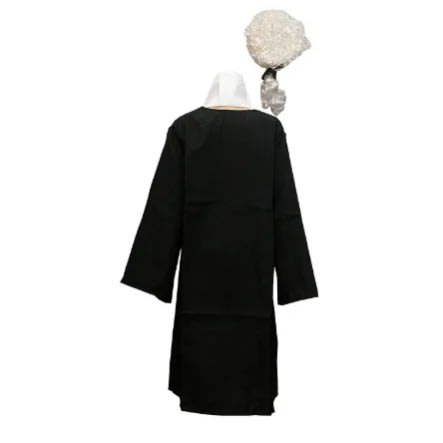 Full Lawyer Costume With Wig - Black & White