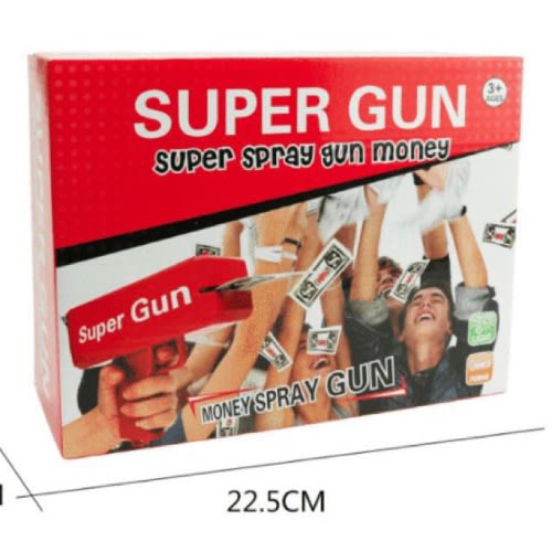 Super Gun Cash Cannon Money Gun - Red