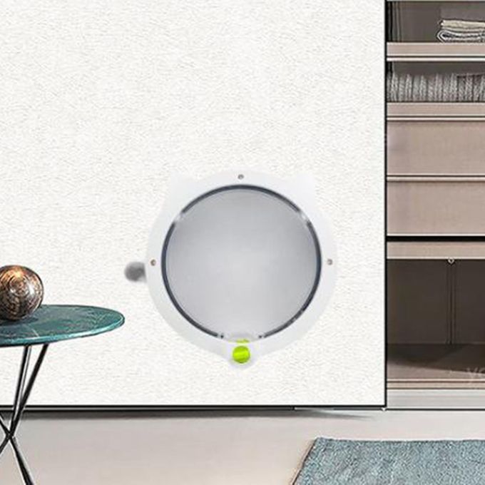 4 Way Lock Small Cat & Dog Flap Door Hidden Litter Box Pet Door White