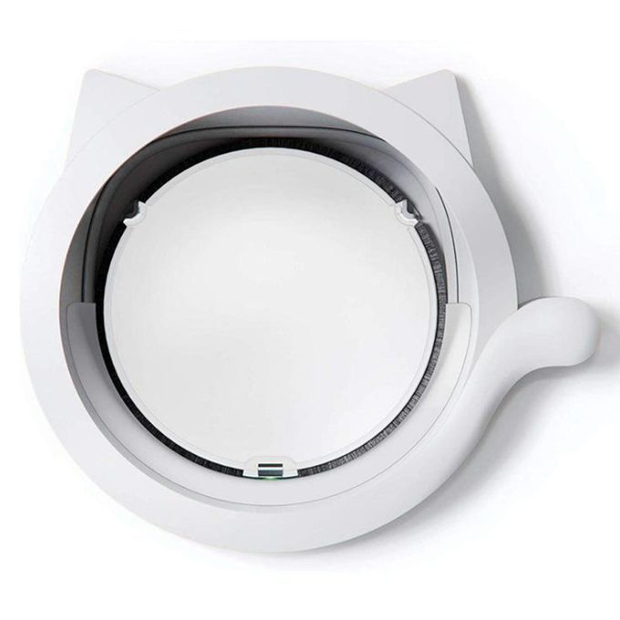 4 Way Lock Small Cat & Dog Flap Door Hidden Litter Box Pet Door White